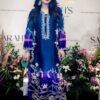 Shamooz silk unstitched shirt and dupatta for formal events