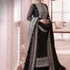 Sequin Embellished Premium Chiffon Gharara Outfit Ladies Fancy Suit - Boutique Style Fashion