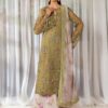 Traditional Gota Work Rich Velvet Long Frock Design Luxury Bridal Dress - Premium Quality Sale