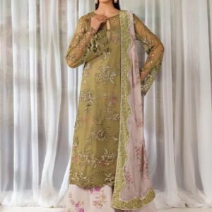 Traditional Gota Work Rich Velvet Long Frock Design Luxury Bridal Dress - Premium Quality Sale