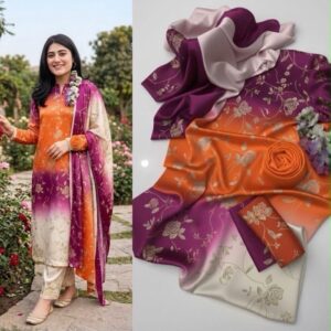 Exclusive Kameez Shop silk 3 piece ladies formal wear