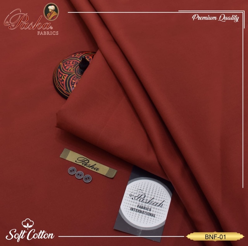 Pasha breathable summer cotton unstitched clothing for men