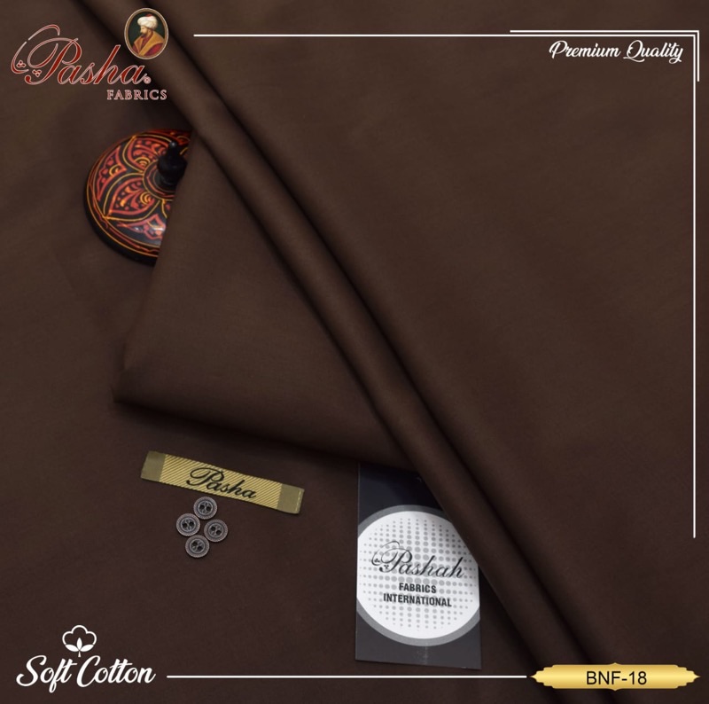 Solid color Pasha unstitched cotton suit for festive wear