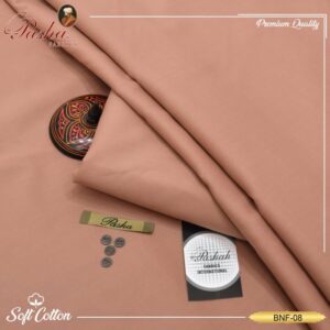 Men's traditional Pasha unstitched suit presented in poly bag