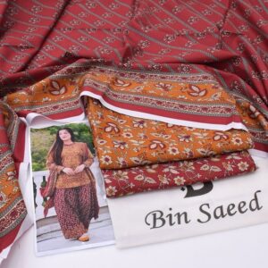 Kameez Shop Exclusive with Printed Dupatta in Navy Blue