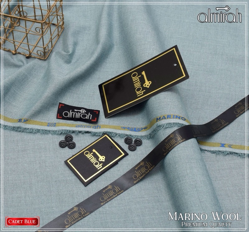 Unstitched soft wool fabric for traditional Pakistani men suits