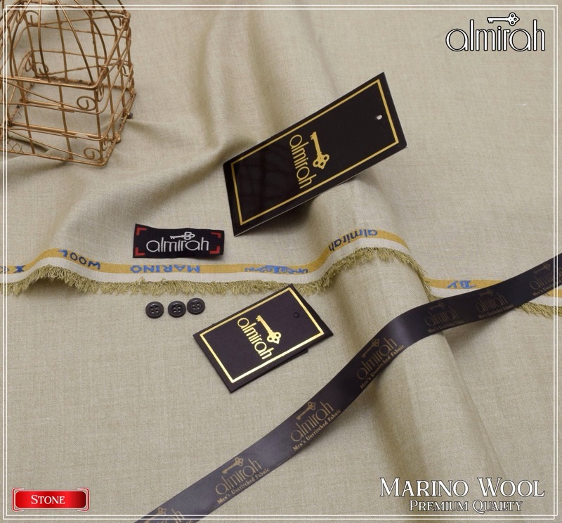 Traditional Pakistani gents unstitched wool clothing in 4 meter cutting