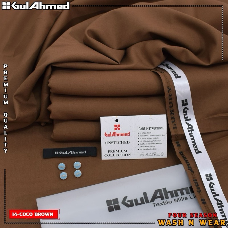 High quality mens winter unstitched fabric Gul Ahmed brand
