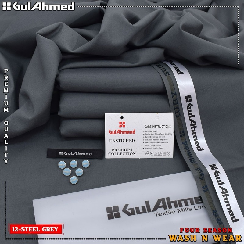Gul Ahmed winter collection wash and wear suit for gift packing