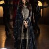Zardosi Handwork Cotton Net Pishwas Dress Ladies Fancy Suit - Pakistani Traditional Style