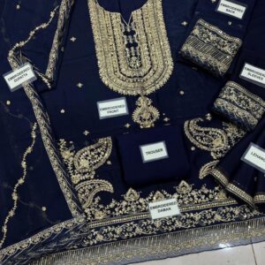 Intricate Thread Work Russian Grip Pishwas Dress Luxury Pret Collection - Latest Design 2026