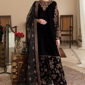 Heavy Embroidered Luxury Lawn Anarkali Suit Women Festive Wear - Best E-commerce Clothing