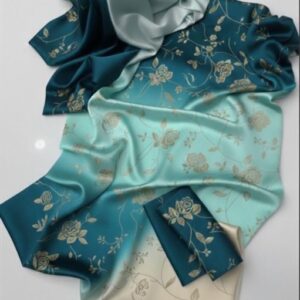 Premium ladies 3 piece unstitched silk suit in Pakistan
