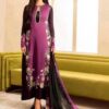 Modern digital printed silk dress material for ladies