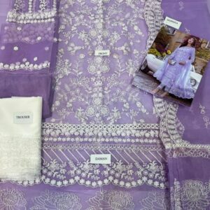 Traditional Gota Work Grip Silk Long Frock Design Designer Unstitched - Exclusive Festive Edition