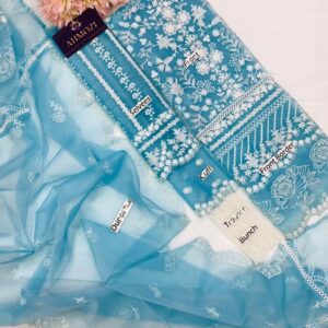 Intricate Thread Work Premium Chiffon Peplum Dress Women Festive Wear - Premium Quality Sale