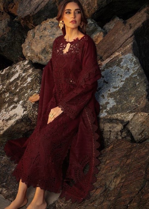 Sequin Embellished Pure Organza Kaftan Style Premium Formal Wear - Boutique Style Fashion