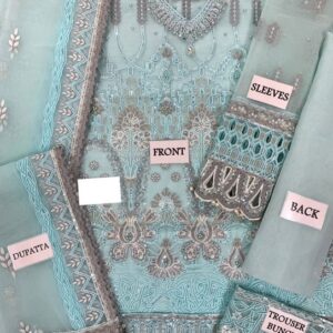 Sequin Embellished Fine Net Peplum Dress Women Festive Wear - Best E-commerce Clothing