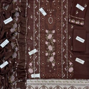 Bridal Heavy Embellished Banarasi Silk Long Frock Design Designer Party Wear - Boutique Style Fashion