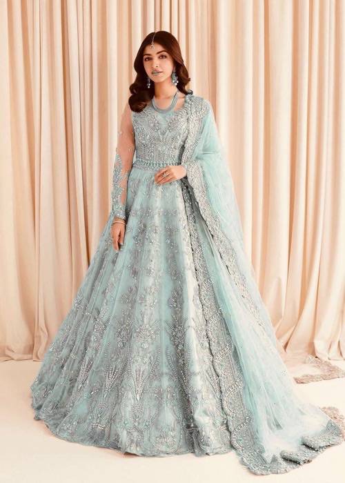 Heavy Embroidered Grip Silk Sharara Suit Heavy Formals - Trendy Women Fashion