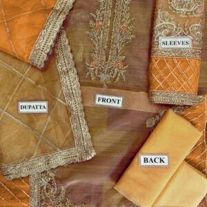 Traditional Gota Work Jacquard Lehenga Style Luxury Bridal Dress - Best E-commerce Clothing