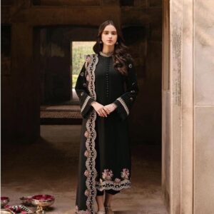 Traditional Gota Work Winter Dhanak Lehenga Style Premium Formal Wear - Pakistani Traditional Style
