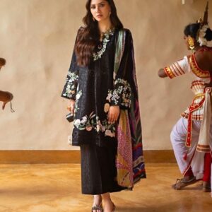 Floral Motif Design Pure Organza Sharara Suit Designer Party Wear - Top Brand in Pakistan