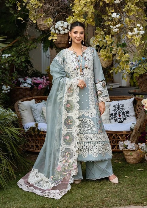 Digital Printed & Embroidered Banarasi Silk Straight Kurta Set Designer Party Wear - Premium Quality Sale