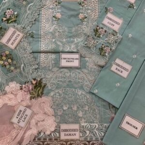 Hand-Crafted Tilla Work Winter Dhanak 3 Piece Unstitched Premium Formal Wear - Latest Design 2026
