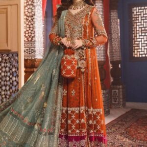 Traditional Gota Work Pure Organza Maxi Dress Collection Designer Party Wear - Buy Online at Kameez Shop