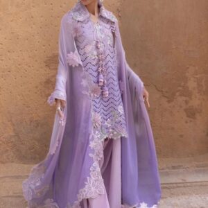 Classic Mukesh Work Tissue Silk Sharara Suit Heavy Formals - Pakistani Traditional Style
