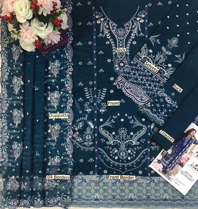 Premium Handwork Jacquard Gharara Outfit Exclusive Wedding Apparel - Top Brand in Pakistan