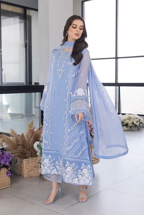 Digital Printed & Embroidered Rich Velvet Peplum Dress Designer Party Wear - Premium Quality Sale