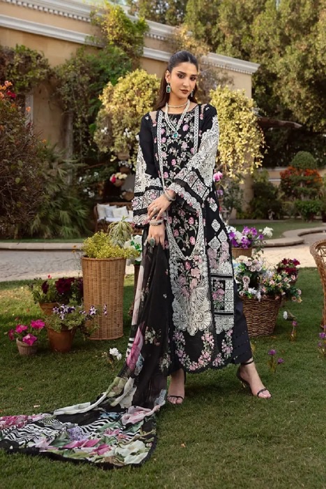 Exclusive Mirror Work Raw Silk Gharara Outfit Premium Formal Wear - Pakistani Traditional Style