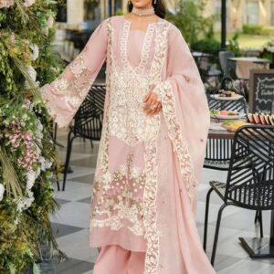Premium Handwork Raw Silk Long Frock Design Women Festive Wear - Boutique Style Fashion