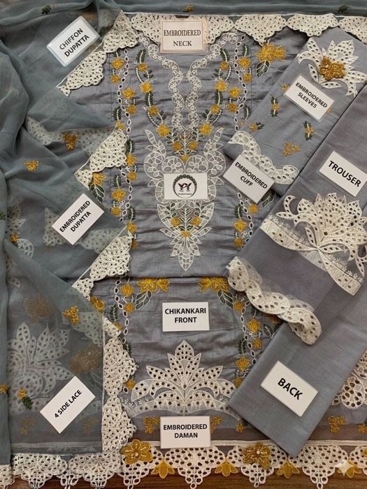 Classic Mukesh Work Classic Khaddar Gharara Outfit Luxury Bridal Dress - Premium Quality Sale
