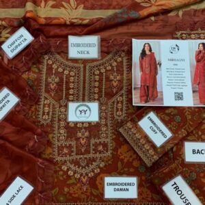 Heavy Embroidered Fine Net Straight Kurta Set Women Festive Wear - Exclusive Festive Edition