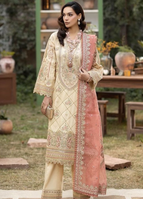 Traditional Gota Work Fine Net Gharara Outfit Luxury Bridal Dress - Latest Design 2026