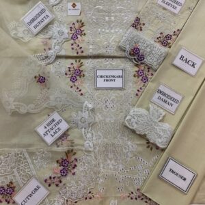 Heavy Embroidered Fine Net Peplum Dress Premium Formal Wear - Premium Quality Sale