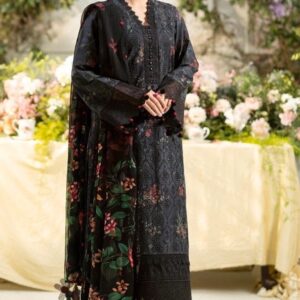 Digital Printed & Embroidered Classic Khaddar Lehenga Style Premium Formal Wear - Best E-commerce Clothing