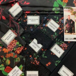 Hand-Crafted Tilla Work Winter Dhanak Straight Kurta Set Premium Formal Wear - Boutique Style Fashion