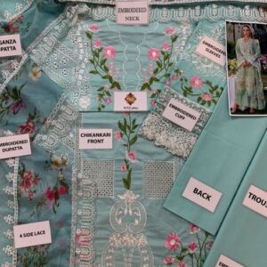 Traditional Gota Work Premium Chiffon Straight Kurta Set Ladies Fancy Suit - Premium Quality Sale