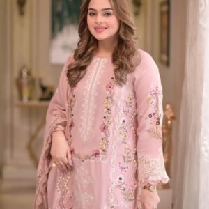 Teal Lawn Party Wear Suit - Discount Offer in Pakistan