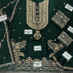 Grey Cotton Bridal Wear - Kameez Shop in Pakistan