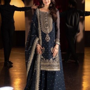 Exclusive Mirror Work Grip Silk A-Line Frock Exclusive Wedding Apparel - Best E-commerce Clothing