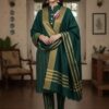 Buy Winter Unstitched Suit in Maroon Color - Winter Collection