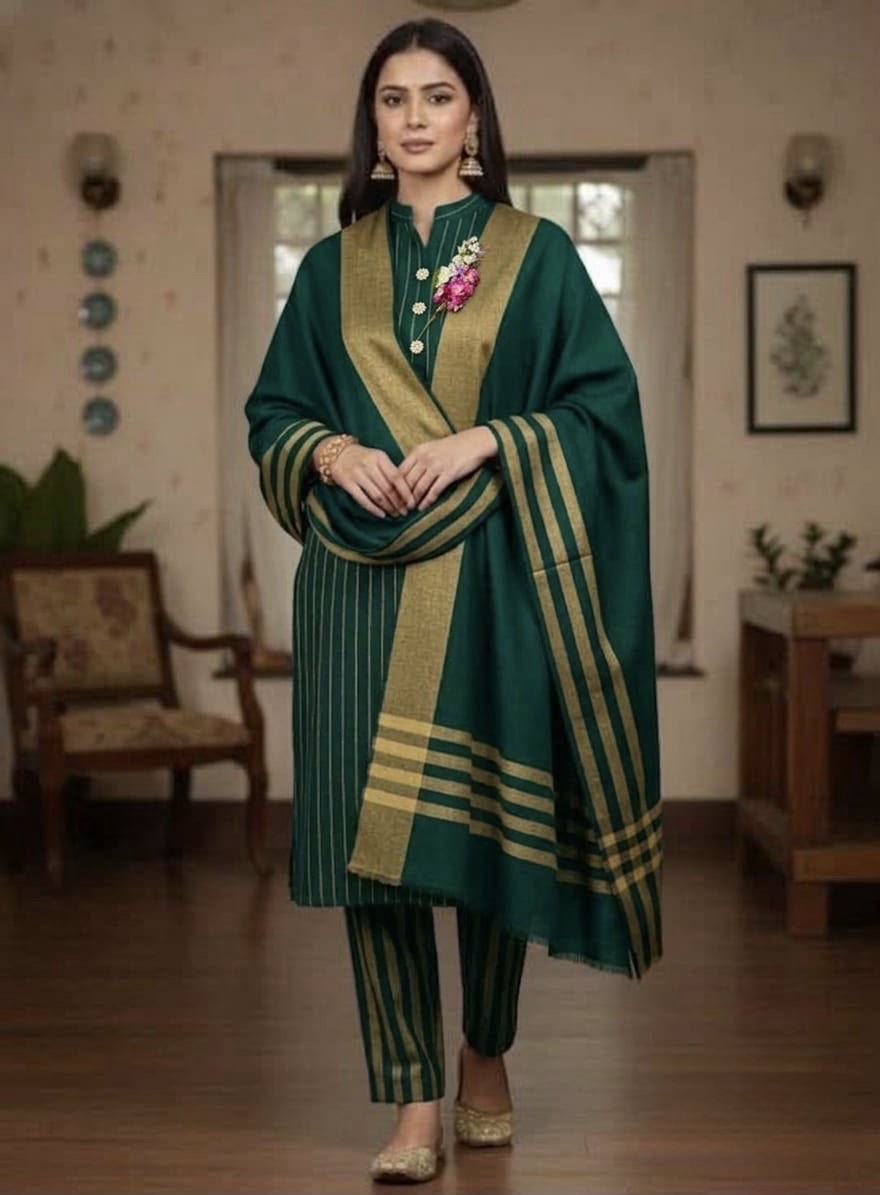 Buy Winter Unstitched Suit in Maroon Color - Winter Collection