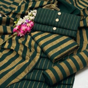 Premium Winter Kameez with Printed Dupatta in Blue
