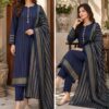 Beautiful Green Unstitched Dress Material at Kameez Shop