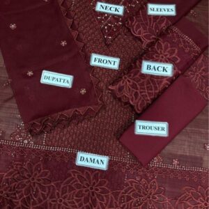 Mustard Cotton Luxury Pret - Online Sale in Pakistan